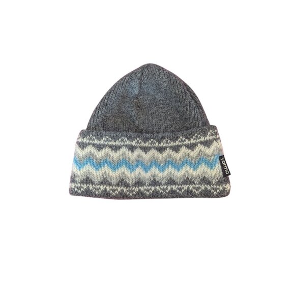Varna Icelandic Wool Hat Beanie Knit Cap 100% Wool Scandi Girl Cuff - Picture 1 of 3